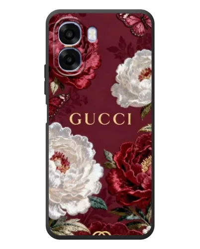 Чехол для OPPO A6x с картинкой «Gucci — бордовые розы» Чехол для OPPO A6x с картинкой «Gucci — бордовые розы»