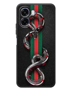 Чохол для OPPO A6x з картинкою «Gucci — змія на смузі»