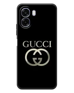 Чохол для OPPO A6x з картинкою «Gucci — золото на чорному»