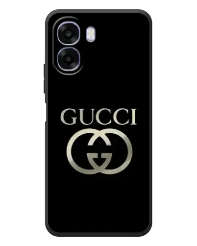 Чехол для OPPO A6x с картинкой «Gucci — золото на черном» Чехол для OPPO A6x с картинкой «Gucci — золото на черном»
