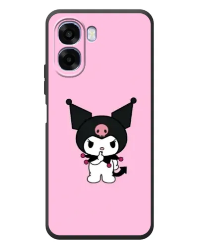 Чохол для OPPO A6x з картинкою «Kuromi — рожева ніжність»