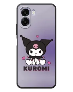 Чохол для OPPO A6x з картинкою «Kuromi — фіолетовий арт»