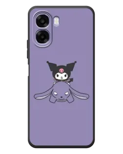 Чохол для OPPO A6x з картинкою «Kuromi на ліловому фоні»