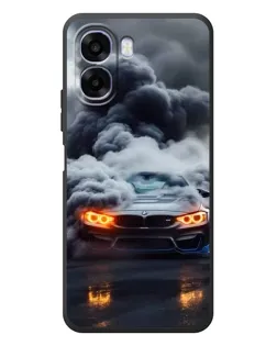 Чохол для OPPO A6x з картинкою «BMW у диму» Чохол для OPPO A6x з картинкою «BMW у диму»