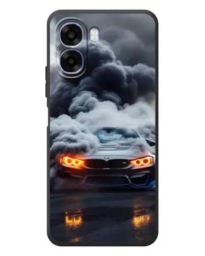 Чохол для OPPO A6x з картинкою «BMW у диму» Чохол для OPPO A6x з картинкою «BMW у диму»