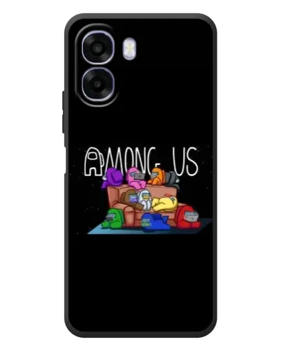 Чехол для OPPO A6x с картинкой «Логотип Among Us»