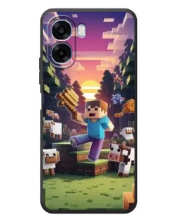 Чехол для OPPO A6x с картинкой «Стив на ферме» Чехол для OPPO A6x с картинкой «Стив на ферме»