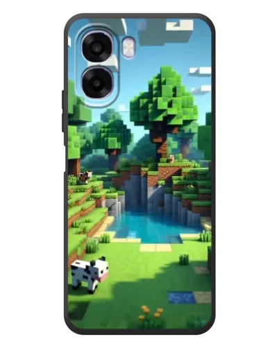 Чехол для OPPO A6x с картинкой «Minecraft летний день»