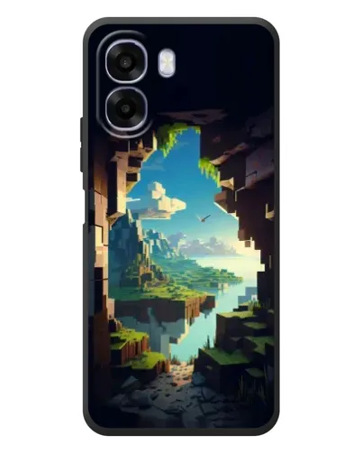 Чехол для OPPO A6x с картинкой «Вид из пещеры»