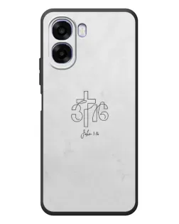 Чохол для OPPO A6x з картинкою «Івана 3:16 Хрест» Чохол для OPPO A6x з картинкою «Івана 3:16 Хрест»
