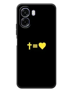 Чохол для OPPO A6x з картинкою «Серце та Хрест»