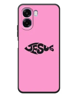 Чохол для OPPO A6x з картинкою «Рожевий символ Jesus»