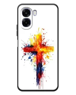 Чохол для OPPO A6x з картинкою «Акварельний хрест»