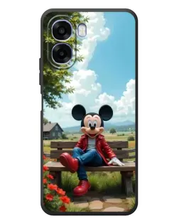 Чехол для OPPO A6x с картинкой «Микки на скамейке» Чехол для OPPO A6x с картинкой «Микки на скамейке»