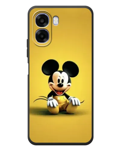 Чехол для OPPO A6x с картинкой «Микки на желтом»