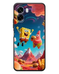 Чехол для OPPO A6x с картинкой «Космический фастфуд»