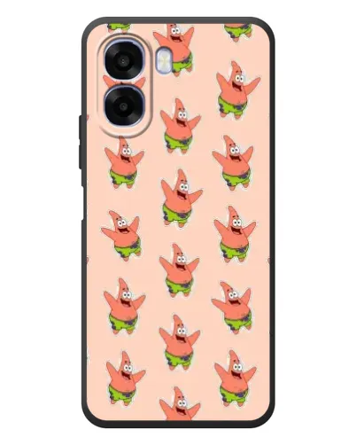 Чехол для OPPO A6x с картинкой «Патрик Стар паттерн»