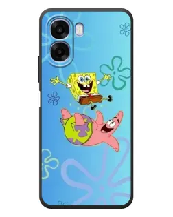 Чехол для OPPO A6x с картинкой «Спанч Боб и Патрик»