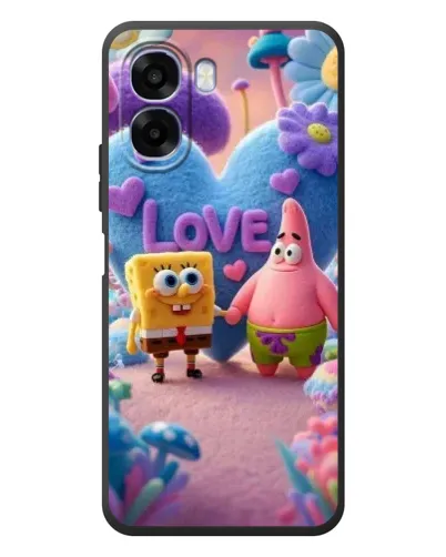 Чехол для OPPO A6x с картинкой «Губка Боб Патрик»