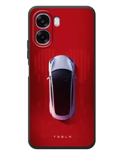 Чохол для OPPO A6x з картинкою «Tesla Top View»