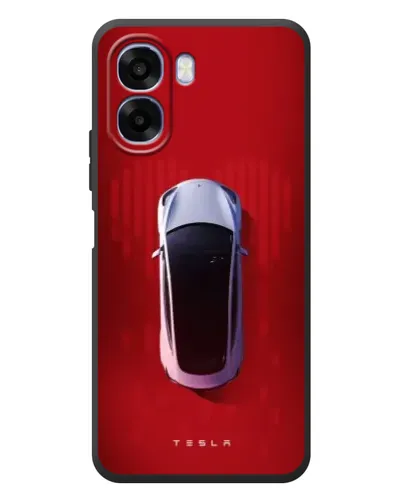 Чохол для OPPO A6x з картинкою «Tesla Top View»
