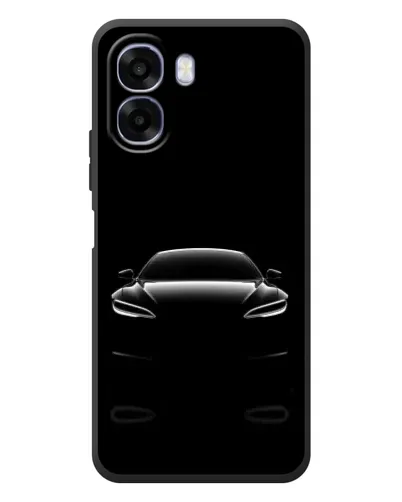 Чохол для OPPO A6x з картинкою «Силует Tesla Night»