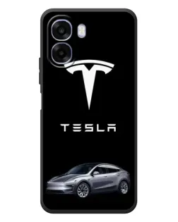Чохол для OPPO A6x з картинкою «Tesla Model Y»