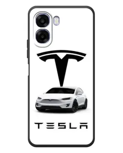 Чохол для OPPO A6x з картинкою «Tesla White Style»