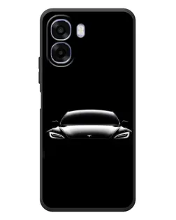 Чохол для OPPO A6x з картинкою «Фари Tesla Night»