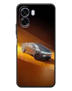 Чохол для OPPO A6x з картинкою «Cybertruck у пустелі»