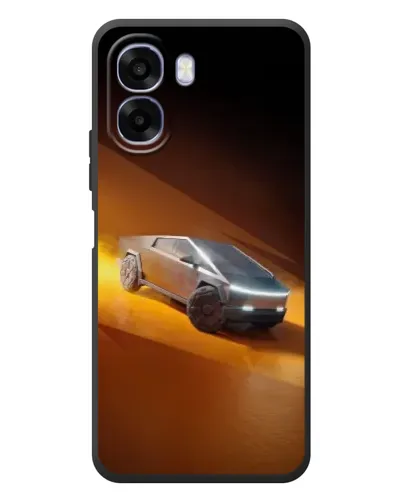 Чохол для OPPO A6x з картинкою «Cybertruck у пустелі»