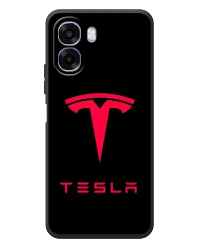 Чохол для OPPO A6x з картинкою «Tesla Red Logo»