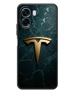 Чохол для OPPO A6x з картинкою «Мармурова Tesla Gold»