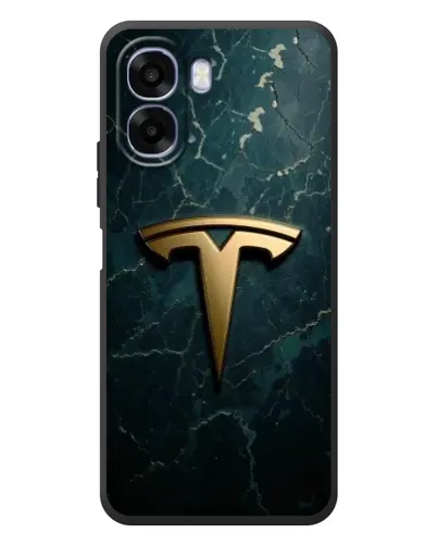 Чохол для OPPO A6x з картинкою «Мармурова Tesla Gold»