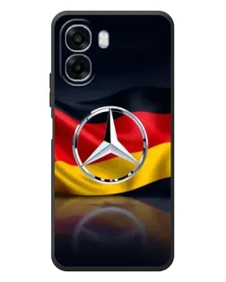 Чехол для OPPO A6x с картинкой «Mercedes — флаг Германии»