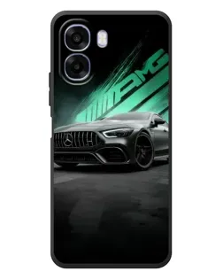 Чехол для OPPO A6x с картинкой «Темный Mercedes AMG»