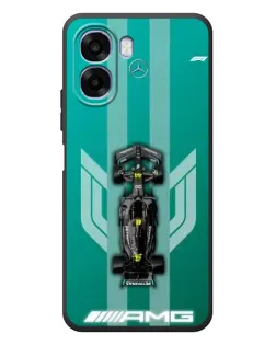 Чехол для OPPO A6x с картинкой «Mercedes AMG Petronas»