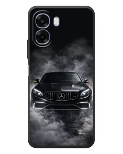 Чехол для OPPO A6x с картинкой «Mercedes в дыму»
