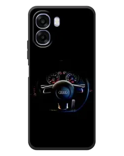 Чохол для OPPO A6x з картинкою «Салон Audi — кермо»