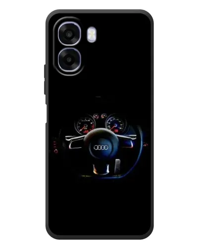 Чохол для OPPO A6x з картинкою «Салон Audi — кермо»