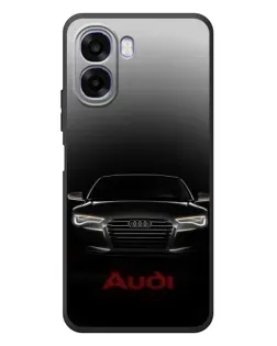 Чохол для OPPO A6x з картинкою «Audi — градієнтний контур»