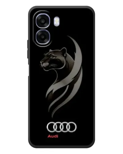 Чохол для OPPO A6x з картинкою «Графіка — пантера та Audi»