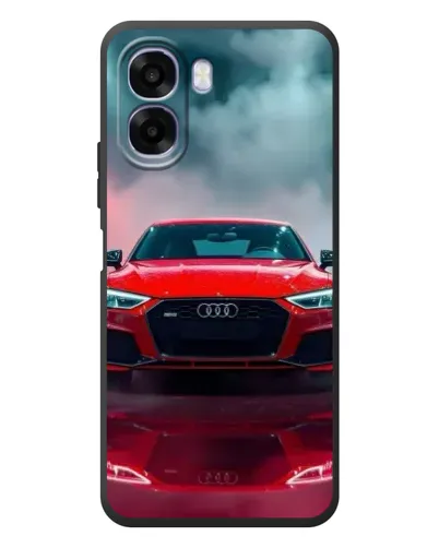 Чохол для OPPO A6x з картинкою «Audi RS — червоний стиль»
