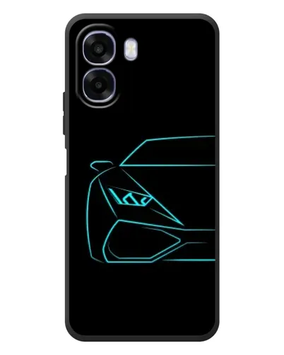 Чохол для OPPO A6x з картинкою «Блакитний силует Lamborghini» Чохол для OPPO A6x з картинкою «Блакитний силует Lamborghini»