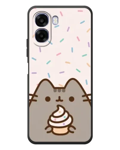 Чехол для OPPO A6x с картинкой «Пушин с кексом»