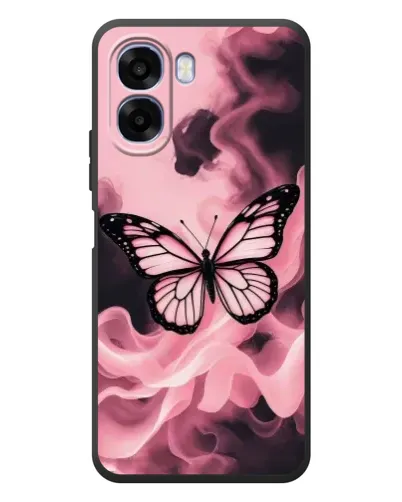 Чехол для OPPO A6x с картинкой «Бабочка в дыму»
