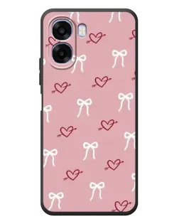Чехол для OPPO A6x с картинкой «Сердца и банты» Чехол для OPPO A6x с картинкой «Сердца и банты»