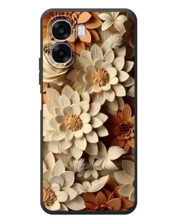 Чохол для OPPO A6x з картинкою «Бежевий флористичний декор» Чохол для OPPO A6x з картинкою «Бежевий флористичний декор»