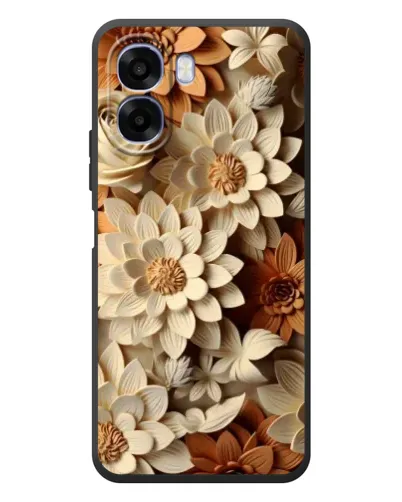 Чохол для OPPO A6x з картинкою «Бежевий флористичний декор» Чохол для OPPO A6x з картинкою «Бежевий флористичний декор»