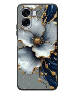 Чохол для OPPO A6x з картинкою «Біла квітка та золотий флюїд» Чохол для OPPO A6x з картинкою «Біла квітка та золотий флюїд»